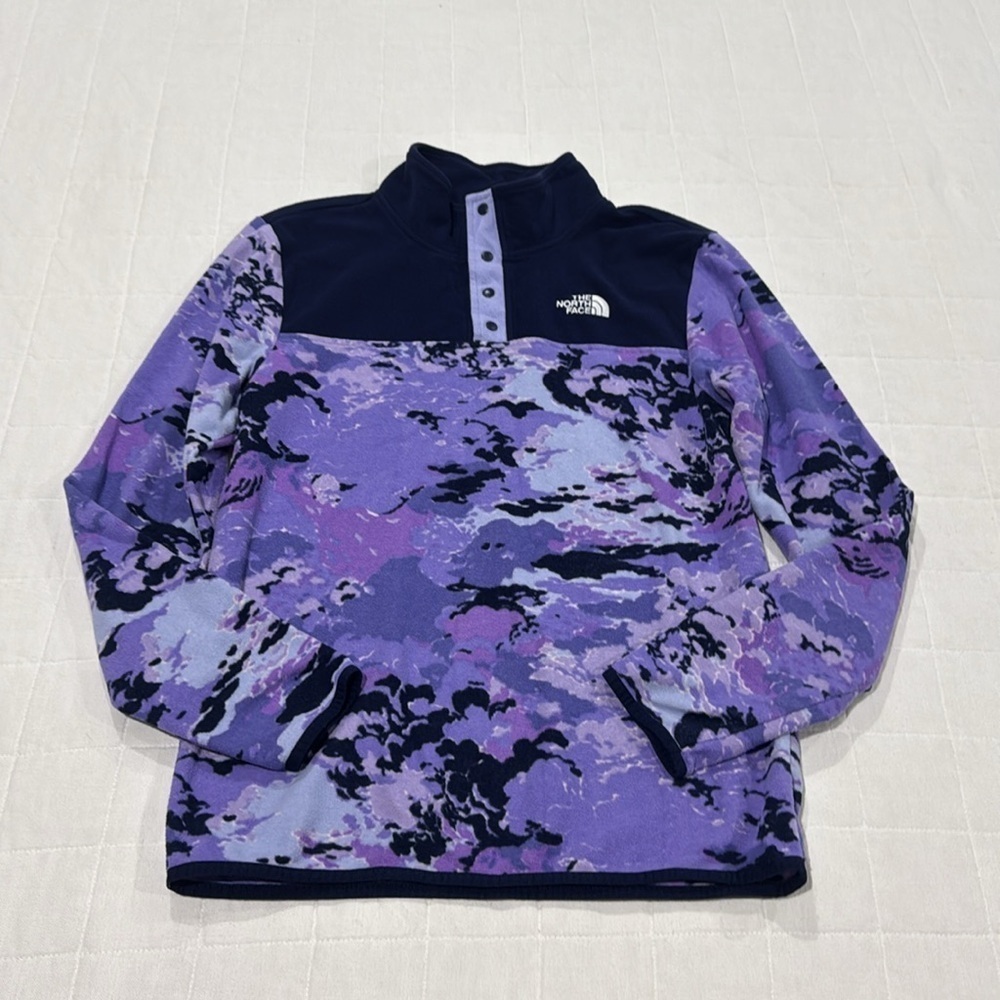 The North Face Youth Glacier 1/4 Snap Pullover